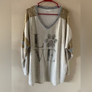 2XL maurices love sweatshirt. Good condition